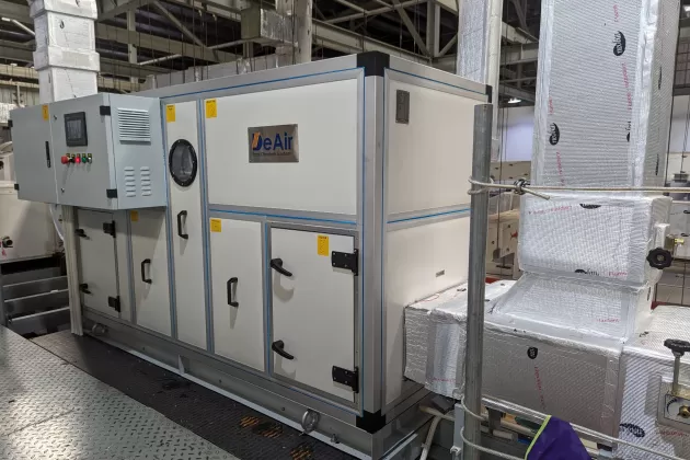 Lắp đặt AHU và Rotor Dezenno tại nhà máy Dược Hậu Giang